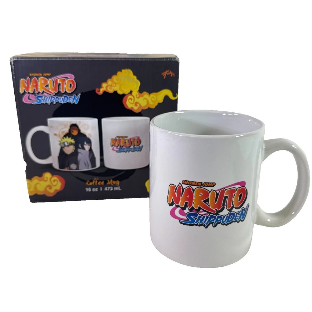 Naruto Shippuden Just Funky 16oz‎ Ceramic Mug Sasuke Obito Anime